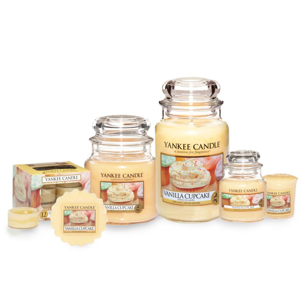 Yankee Candle Vanilla Cupcake Medium Jar Extra Image 1